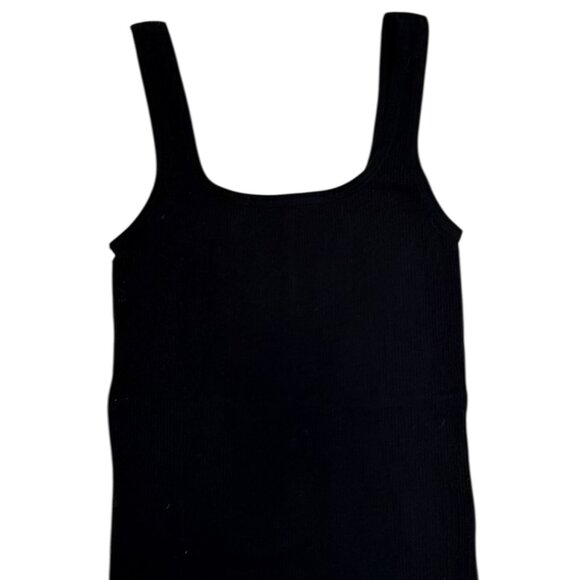 Ododos Tops - ODODOS Black Ribbed Tank Top XS/S – Stretchy Everyday Essential